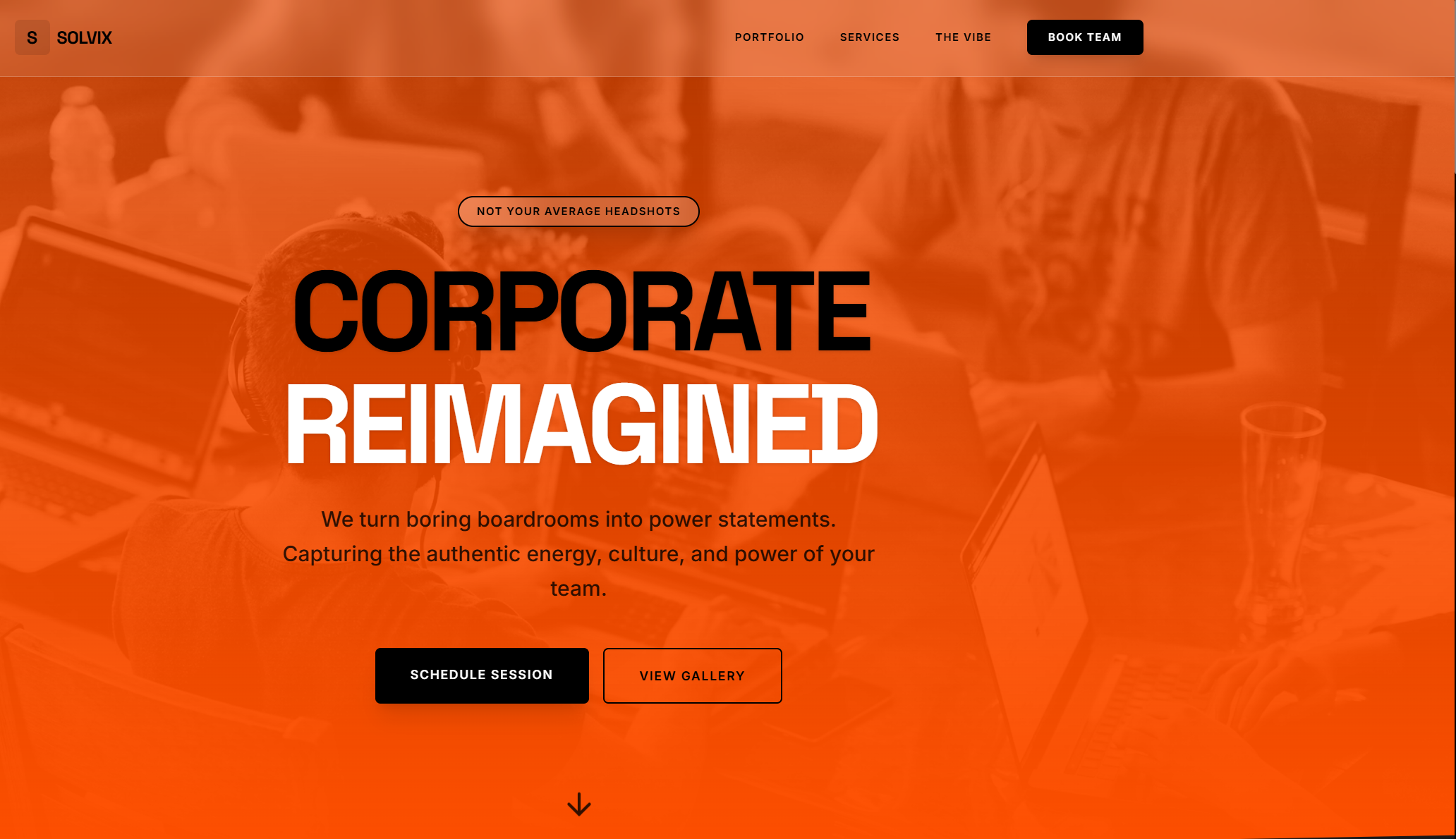 Solvix Photography Website Design